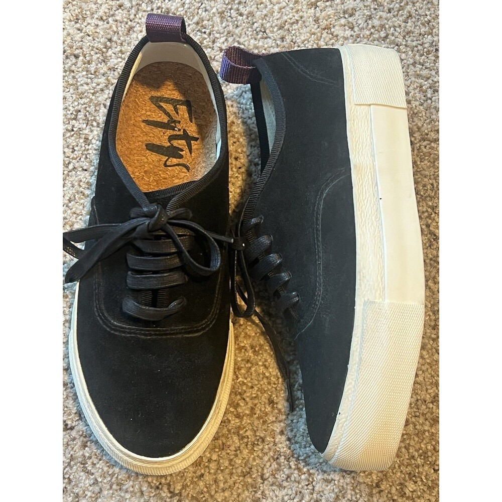 Eytys Black Mother Suede Shoes Sneakers Women’s Sz US 8.5/ EU 39 MSRP $310